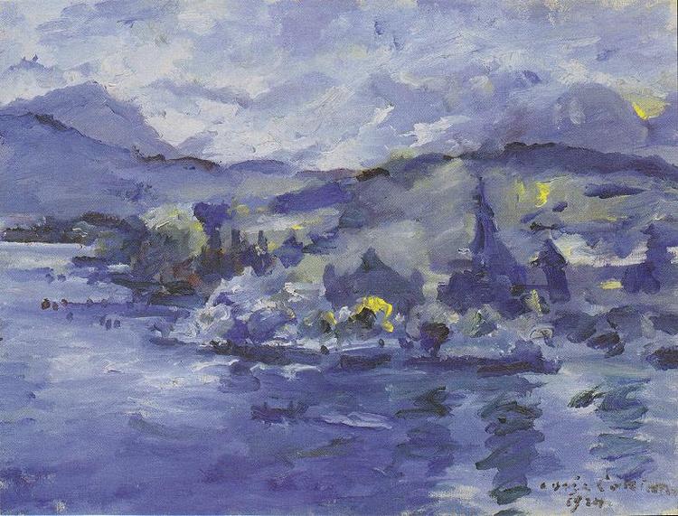 Lovis Corinth Lake Lucerne in the afternoon